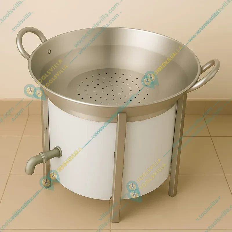 Commercial  Round Table Top Electric Kadhai,3000W, SS Body thumbnail 4