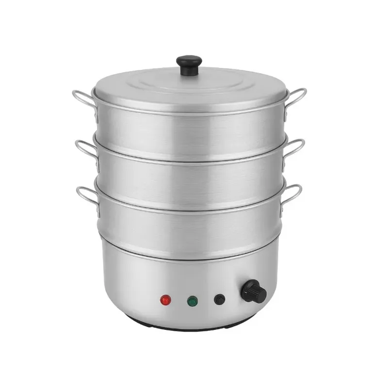 Electric Operated 3 Tier Momo, Rice, Corn Steamer For Commercial Use thumbnail 1