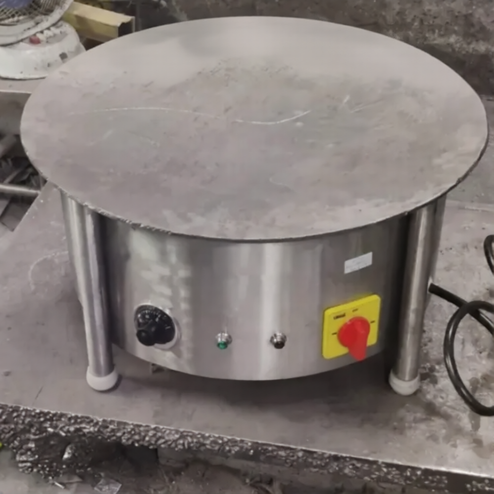 Heavy Weight Electric Pav Bhaji 5 mm Thick Tawa With Stainless Steel Body thumbnail 2