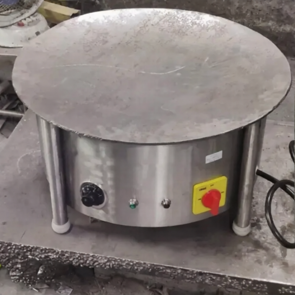 Heavy Weight Electric Pav Bhaji 5 mm Thick Tawa With Stainless Steel Body thumbnail 3