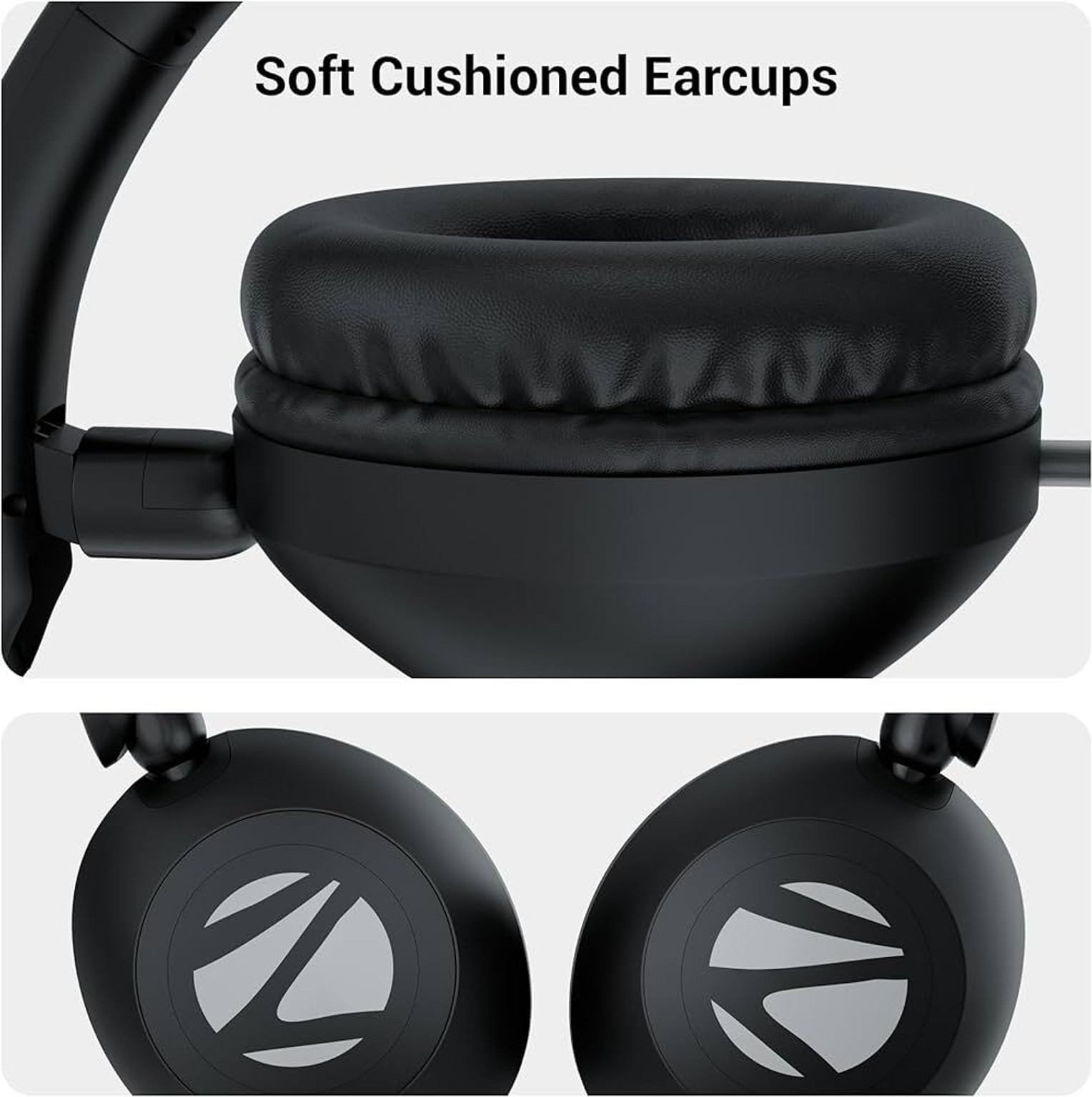 ZEBRONICS ZEB BOOM Black Bluetooth & Wired Headset (Black, True Wireless)| Wireless Headphone | daily use headphone thumbnail 3