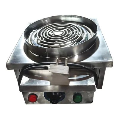 Heavy Duty Hot Plate Coil 13 x 15 Inch , 2KW, SS Body with Temp. Controller image