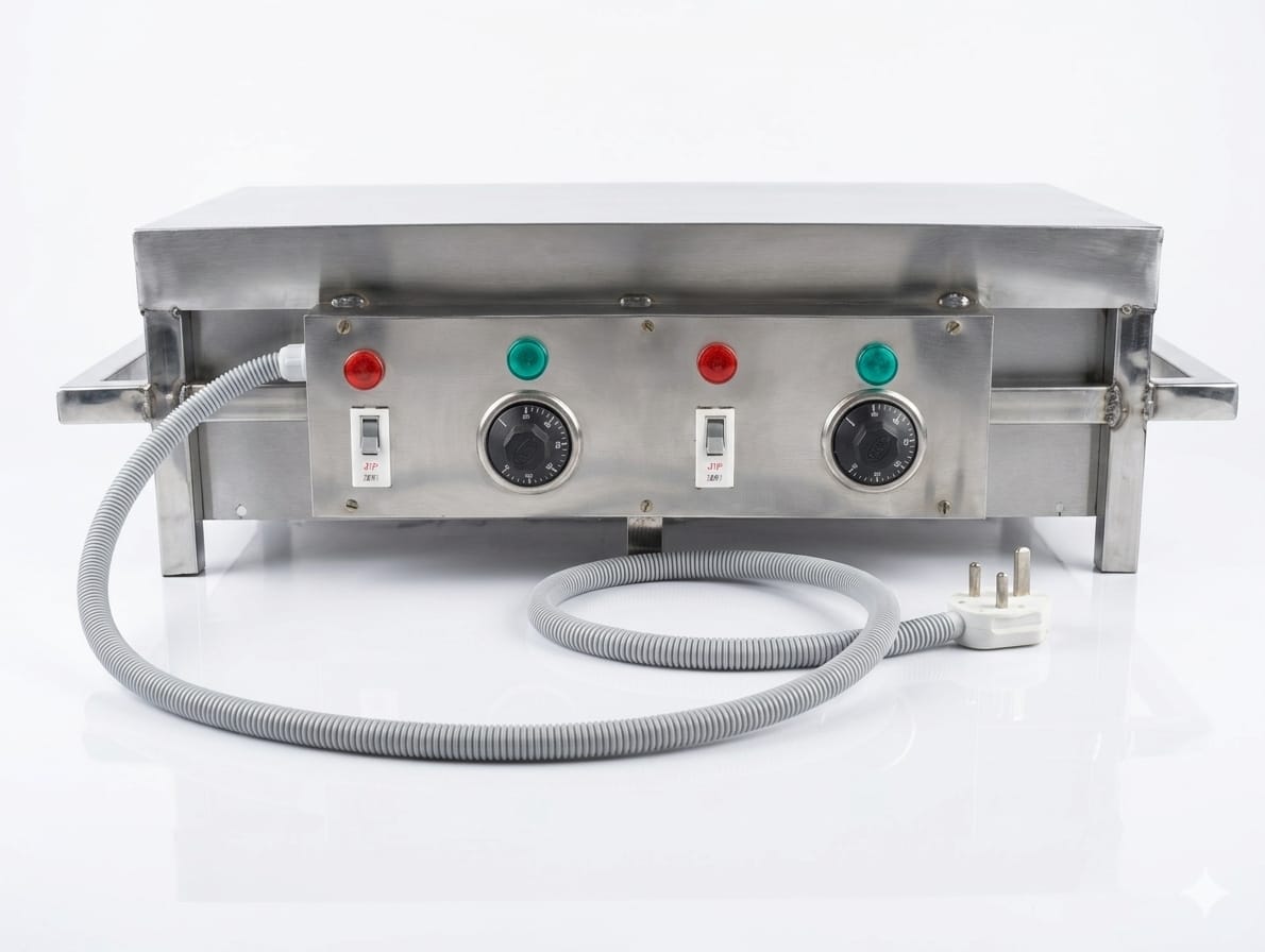 Premium 3 Feet Electric Griddle Hot Plate Dosa Tawa For Restaurants,Catering, Large Canteens and Other Indian flatbreads thumbnail 2